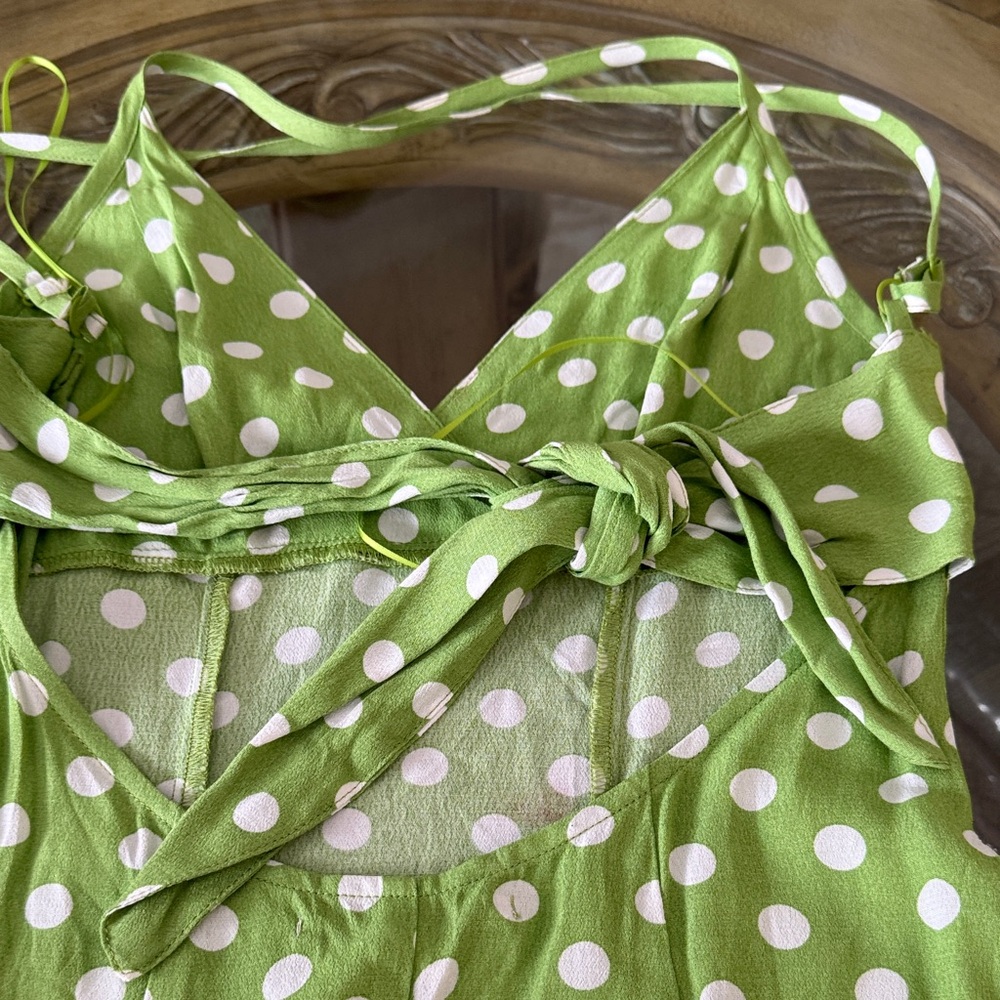 Green Polka Dot Dress - Picture 8 of 11